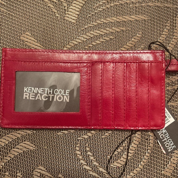Red Kenneth Cole Reaction Wallet - Picture 2 of 2